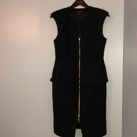 Ted Baker Architectural Pencil Dress - Picture 1 of 4